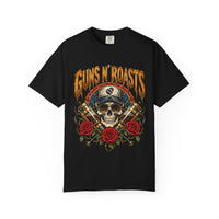 Load image into Gallery viewer, Guns N' Roasts Skull &amp; Roses Graphic T-Shirt