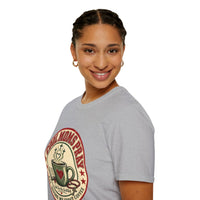 Load image into Gallery viewer, Cool Moms Pray Christian T-Shirt | Coffee &amp; Bible Retro Badge Tee for Moms