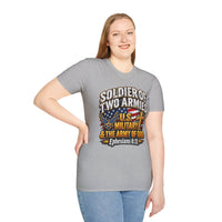 Load image into Gallery viewer, Soldier of Two Armies U.S. Military Christian T-Shirt