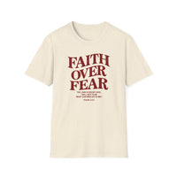 Load image into Gallery viewer, Faith Over Fear Christian Inspirational T-Shirt