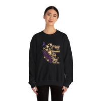 Load image into Gallery viewer, I Will Remember For You Alzheimer's Christian Sweatshirt | Isaiah 49:15 Purple Ribbon Dove Tee
