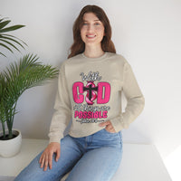 Load image into Gallery viewer, With God All Things Are Possible Faith Crewneck Sweatshirt