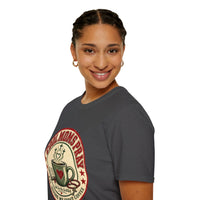 Load image into Gallery viewer, Cool Moms Pray Christian T-Shirt | Coffee &amp; Bible Retro Badge Tee for Moms