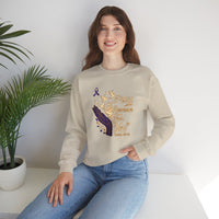 Load image into Gallery viewer, I Will Remember For You Alzheimer's Christian Sweatshirt | Isaiah 49:15 Purple Ribbon Dove Tee