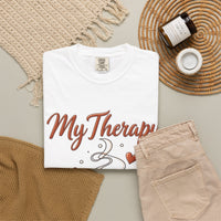 Load image into Gallery viewer, Coffee Therapy T-Shirt — "My Therapy" Coffee Cup Graphic Tee