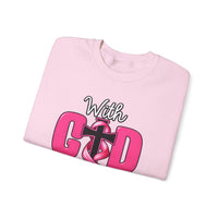 Load image into Gallery viewer, With God All Things Are Possible Faith Crewneck Sweatshirt