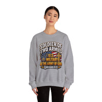 Load image into Gallery viewer, Soldier of Two Armies U.S. Military &amp; Army of God Sweatshirt