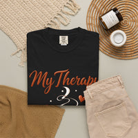 Load image into Gallery viewer, Coffee Therapy T-Shirt — "My Therapy" Coffee Cup Graphic Tee