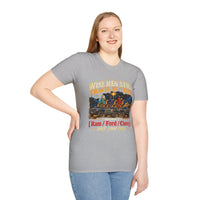 Load image into Gallery viewer, Wise Men Still Travel by Truck T-Shirt – Ram Ford Chevy Christmas Design