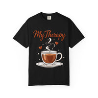 Load image into Gallery viewer, Coffee Therapy T-Shirt — "My Therapy" Coffee Cup Graphic Tee