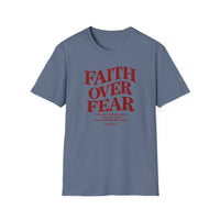 Load image into Gallery viewer, Faith Over Fear Christian Inspirational T-Shirt