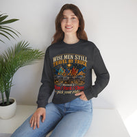 Load image into Gallery viewer, Wise Men Still Travel by Truck Crewneck Sweatshirt