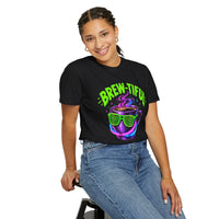 Load image into Gallery viewer, Brew-tiful Coffee Tee — Retro Neon Coffee Cup Graphic T-Shirt