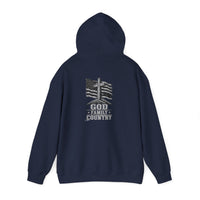 Load image into Gallery viewer, God, Guns &amp; Country American Flag Hoodie