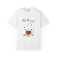 Load image into Gallery viewer, Coffee Therapy T-Shirt — "My Therapy" Cute Coffee Cup Tee