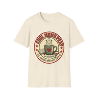 Load image into Gallery viewer, Cool Moms Pray Christian T-Shirt | Coffee &amp; Bible Retro Badge Tee for Moms