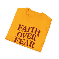 Load image into Gallery viewer, Faith Over Fear Christian Inspirational T-Shirt