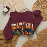 Load image into Gallery viewer, Wise Men Still Travel by Truck Crewneck Sweatshirt