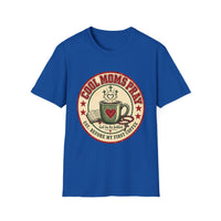 Load image into Gallery viewer, Cool Moms Pray Christian T-Shirt | Coffee &amp; Bible Retro Badge Tee for Moms
