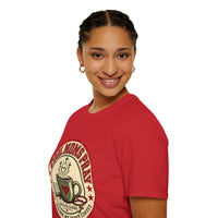 Load image into Gallery viewer, Cool Moms Pray Christian T-Shirt | Coffee &amp; Bible Retro Badge Tee for Moms