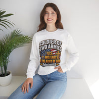 Load image into Gallery viewer, Soldier of Two Armies U.S. Military &amp; Army of God Sweatshirt
