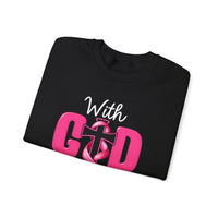 Load image into Gallery viewer, With God All Things Are Possible Faith Crewneck Sweatshirt