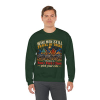 Load image into Gallery viewer, Wise Men Still Travel by Truck Crewneck Sweatshirt