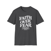 Load image into Gallery viewer, Faith Over Fear Inspirational T-Shirt