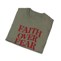 Load image into Gallery viewer, Faith Over Fear Christian Inspirational T-Shirt