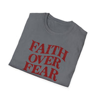 Load image into Gallery viewer, Faith Over Fear Christian Inspirational T-Shirt