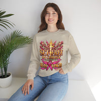 Load image into Gallery viewer, Set Free in Christ Breast Cancer Awareness Crewneck Sweatshirt