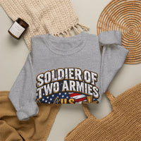 Load image into Gallery viewer, Soldier of Two Armies U.S. Military &amp; Army of God Sweatshirt