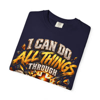 Load image into Gallery viewer, I Can Do All Things Through Christ Philippians 4:13 Christian T-Shirt