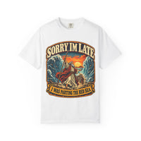 Load image into Gallery viewer, Sorry I’m Late I Was Parting the Red Sea Graphic T-Shirt