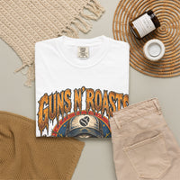 Load image into Gallery viewer, Guns N' Roasts Skull &amp; Roses Graphic T-Shirt