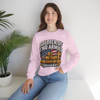 Load image into Gallery viewer, Soldier of Two Armies U.S. Military &amp; Army of God Sweatshirt