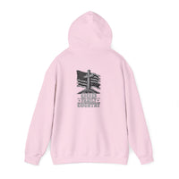 Load image into Gallery viewer, God, Guns &amp; Country American Flag Hoodie
