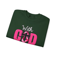 Load image into Gallery viewer, With God All Things Are Possible Faith Crewneck Sweatshirt