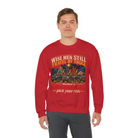 Load image into Gallery viewer, Wise Men Still Travel by Truck Crewneck Sweatshirt