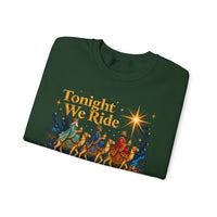 Load image into Gallery viewer, Tonight We Ride Wise Men Still Exist Follow the Star Christmas Sweatshirt