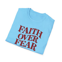 Load image into Gallery viewer, Faith Over Fear Christian Inspirational T-Shirt
