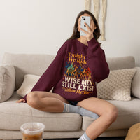 Load image into Gallery viewer, Tonight We Ride Wise Men Still Exist Follow the Star Christmas Sweatshirt