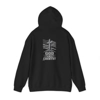 Load image into Gallery viewer, God, Guns &amp; Country American Flag Hoodie