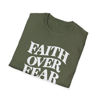 Load image into Gallery viewer, Faith Over Fear Inspirational T-Shirt