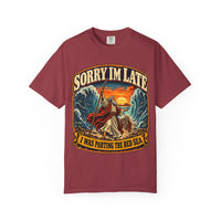 Load image into Gallery viewer, Sorry I’m Late I Was Parting the Red Sea Graphic T-Shirt