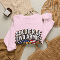 Load image into Gallery viewer, Soldier of Two Armies U.S. Military &amp; Army of God Sweatshirt