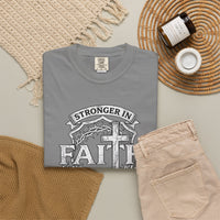 Load image into Gallery viewer, Stronger in Faith Together Inspirational Christian T-Shirt