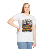 Load image into Gallery viewer, Soldier of Two Armies U.S. Military Christian T-Shirt