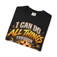 Load image into Gallery viewer, I Can Do All Things Through Christ Philippians 4:13 Christian T-Shirt