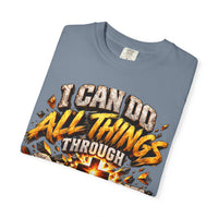 Load image into Gallery viewer, I Can Do All Things Through Christ Philippians 4:13 Christian T-Shirt